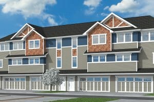 4 Plex Renderings, North Prairie Homes